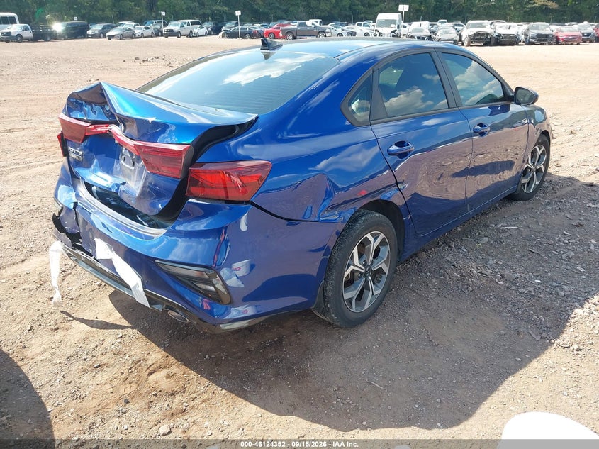 Vin: 3kpf24ad8me266599, lot: 46624072, kia forte lxs 20214