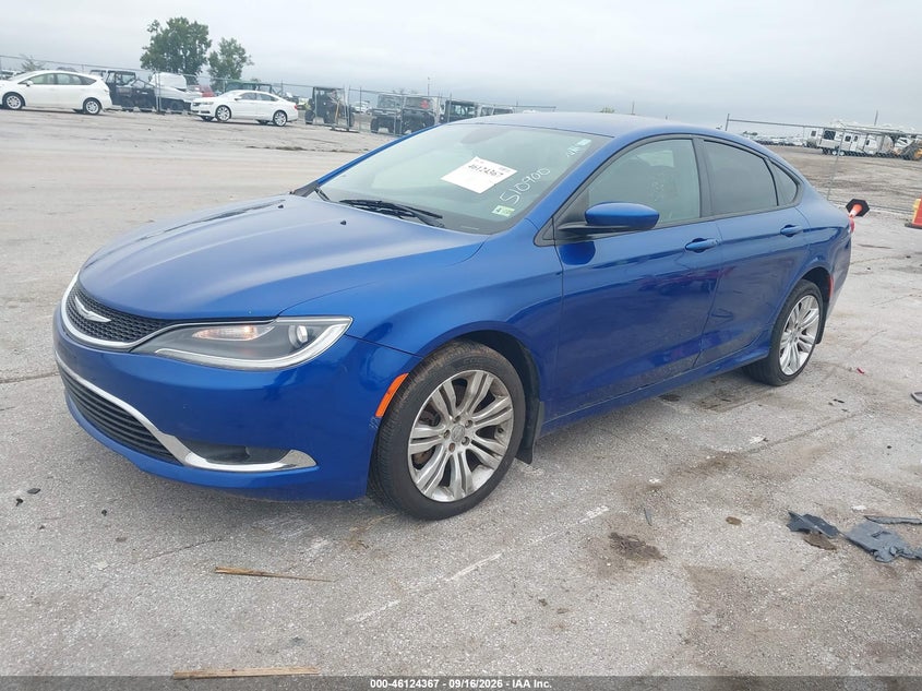 Vin: 1c3cccag7fn510900, lot: 46624088, chrysler 200 limited 20152