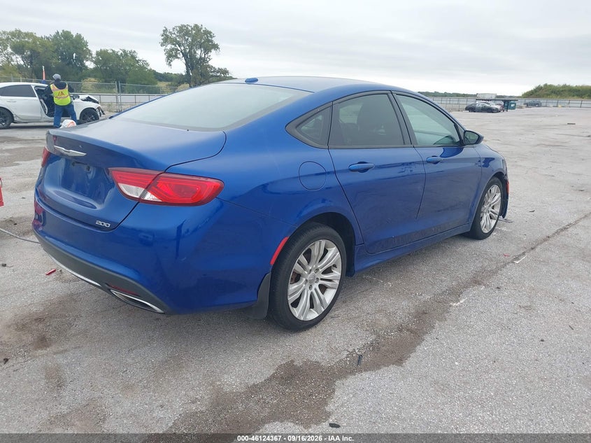 Vin: 1c3cccag7fn510900, lot: 46624088, chrysler 200 limited 20154