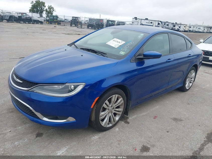 Vin: 1c3cccag7fn510900, lot: 46624088, chrysler 200 limited 20152