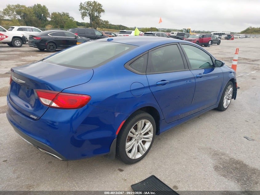 Vin: 1c3cccag7fn510900, lot: 46624088, chrysler 200 limited 20154