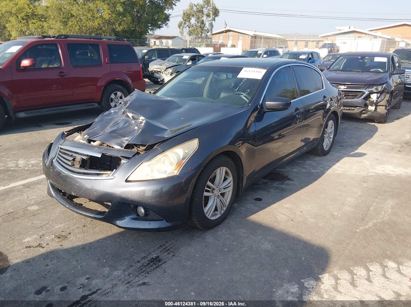 Vin: jn1cv6apxcm625793, lot: 46624101, infiniti g37 journey 20122