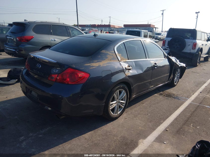 Vin: jn1cv6apxcm625793, lot: 46624101, infiniti g37 journey 20124