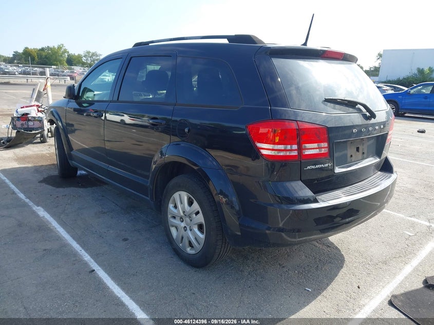 Vin: 3c4pdcab5jt506657, lot: 46624116, dodge journey se 20183