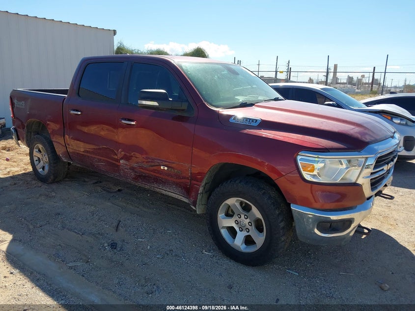 Vin: 1c6srfft5ln111418, lot: 46624118, ram 1500 big horn  4x4 5'7 box 2020 img_1