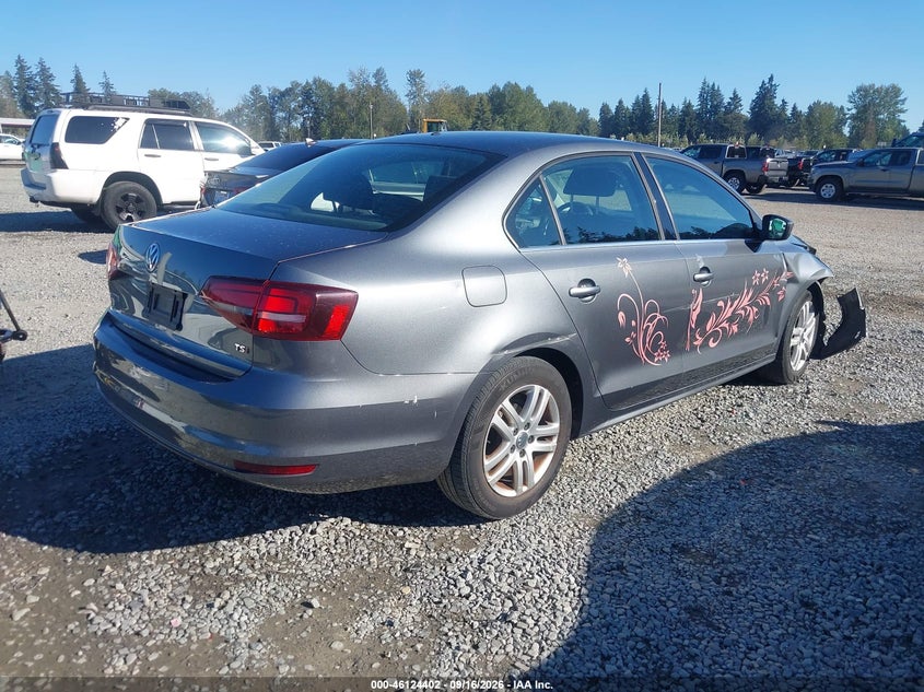 Vin: 3vw2b7aj6hm217691, lot: 46624122, volkswagen jetta 1.4t s 20174