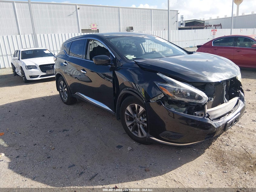 Vin: 5n1az2mh9jn123351, lot: 46624126, nissan murano s 2018 img_1
