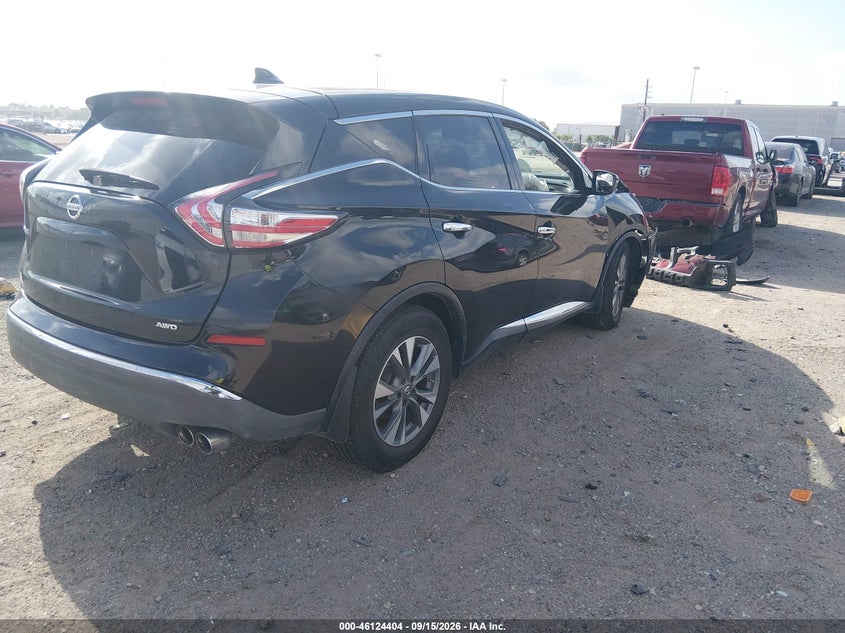 Vin: 5n1az2mh9jn123351, lot: 46624126, nissan murano s 20184