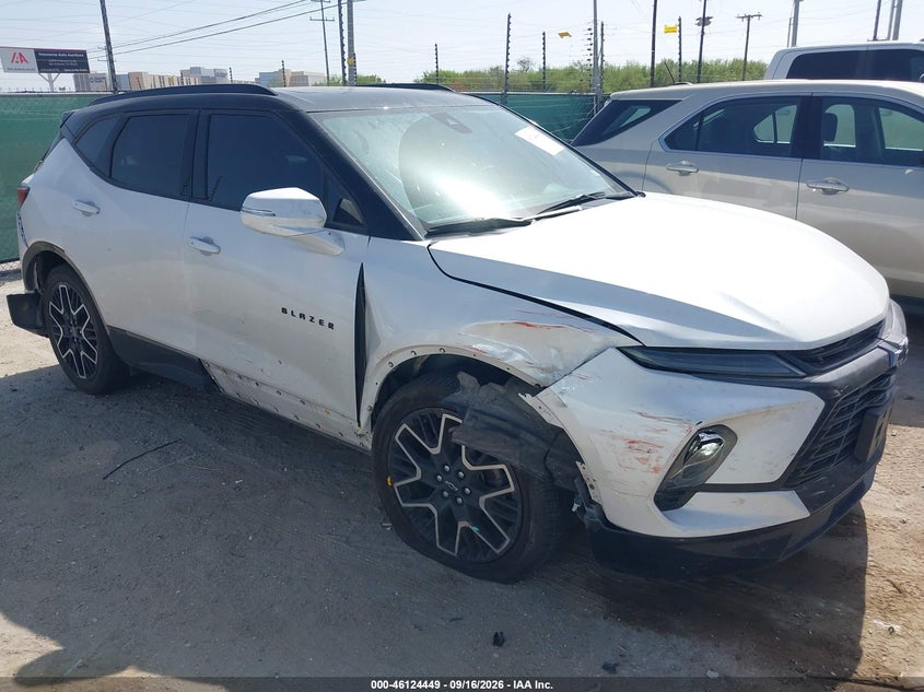 Vin: 3gnkbkrs2ps201931, lot: 46624169, chevrolet blazer awd rs 2023 img_1