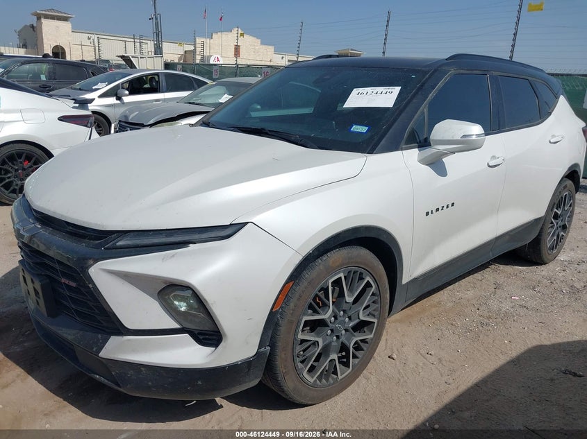 Vin: 3gnkbkrs2ps201931, lot: 46624169, chevrolet blazer awd rs 20232