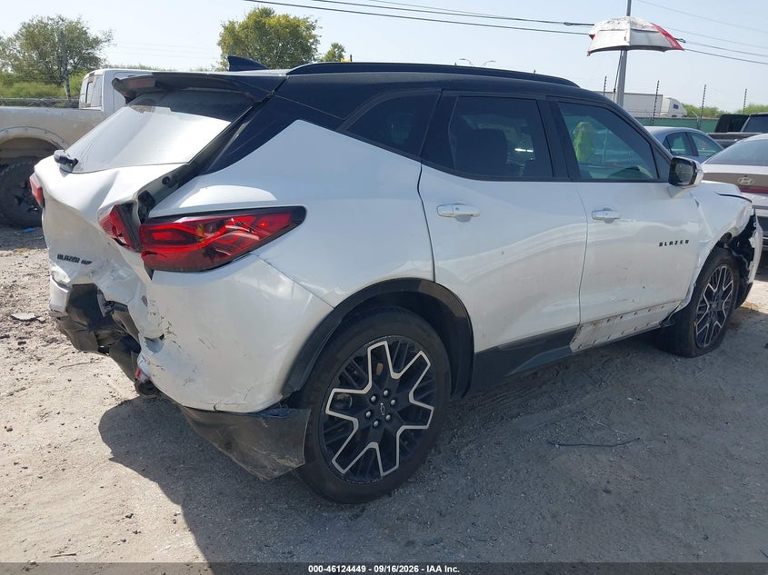 Vin: 3gnkbkrs2ps201931, lot: 46624169, chevrolet blazer awd rs 20234