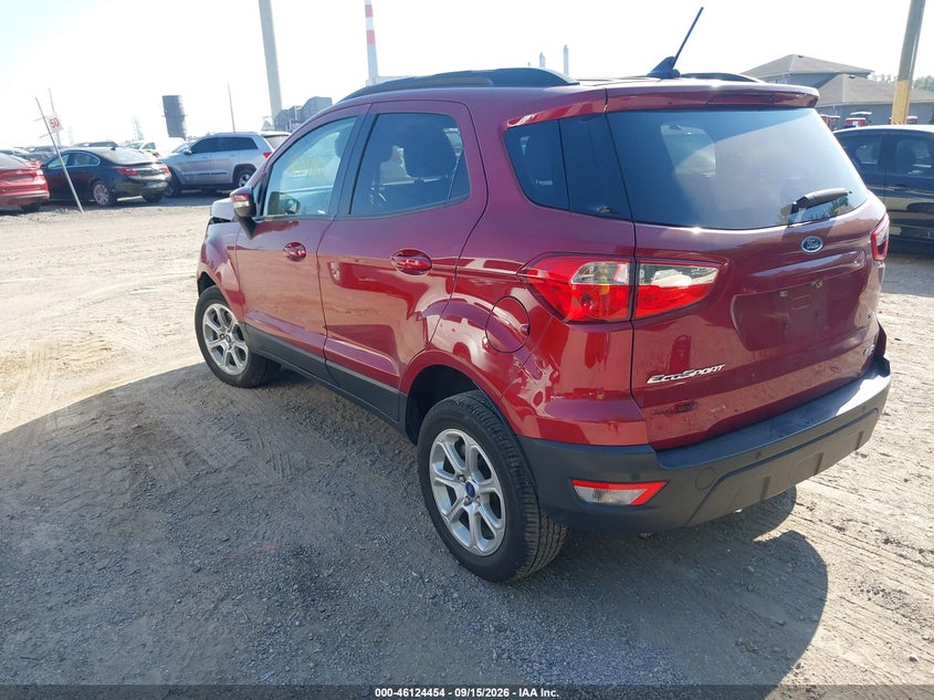 Vin: maj6s3gl6lc394201, lot: 46624174, ford ecosport se 20203