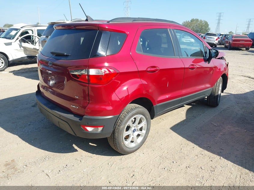 Vin: maj6s3gl6lc394201, lot: 46624174, ford ecosport se 20204