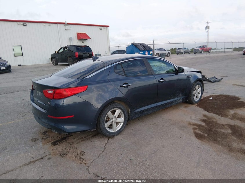 Vin: knagm4a73f5563235, lot: 46624228, kia optima lx 20154