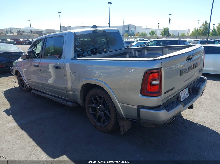 Vin: 1c6srfjp1sn709112, lot: 46624233, ram 1500 laramie  4x4 5'7 box 20253