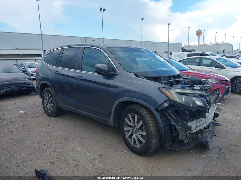 Vin: 5fnyf5h55kb019520, lot: 46624240, honda pilot ex-l 2019 img_1