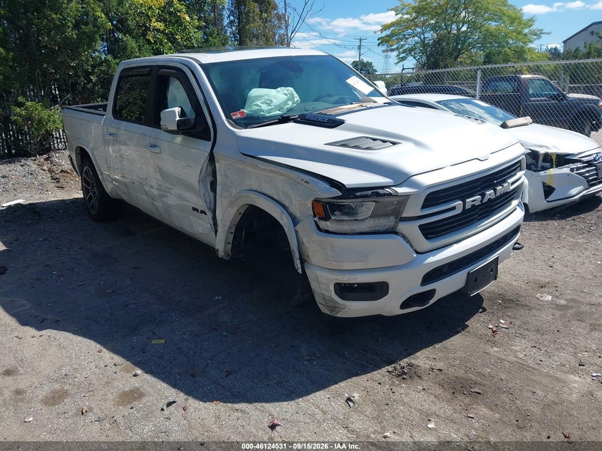 Vin: 1c6rrfjg7kn805499, lot: 46624251, ram 1500 laramie  4x4 5'7 box 2019 img_1