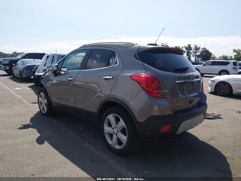 Vin: kl4cjbsb5fb193256, lot: 46624261, buick encore convenience 20153