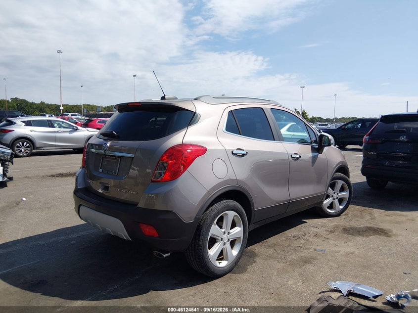 Vin: kl4cjbsb5fb193256, lot: 46624261, buick encore convenience 20154