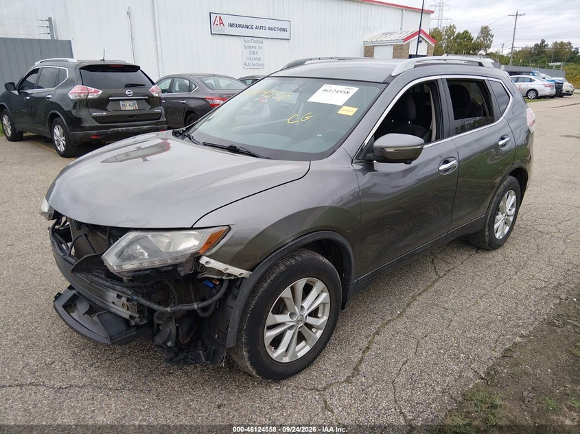 Vin: 5n1at2mv5ec776641, lot: 46624278, nissan rogue sv 20142
