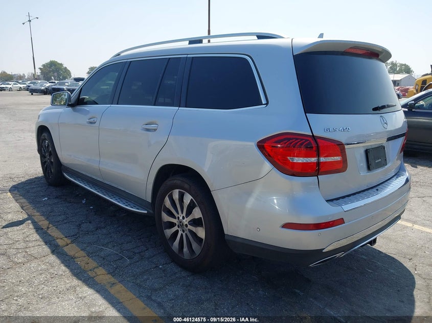 Vin: 4jgdf6ee0ha988258, lot: 46624295, mercedes-benz gls 450 4matic 20173