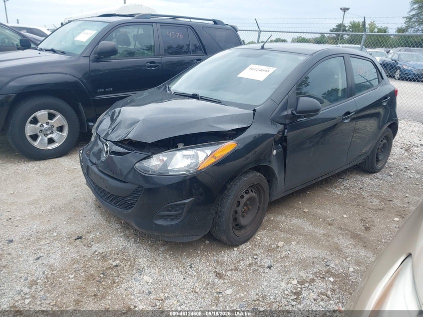 Vin: jm1de1kz4d0159999, lot: 46624328, mazda mazda2 sport 20132