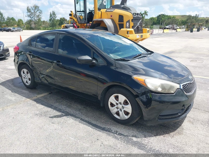 Vin: knafk4a66g5592030, lot: 46624332, kia forte lx 20161