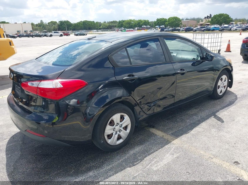 Vin: knafk4a66g5592030, lot: 46624332, kia forte lx 20164