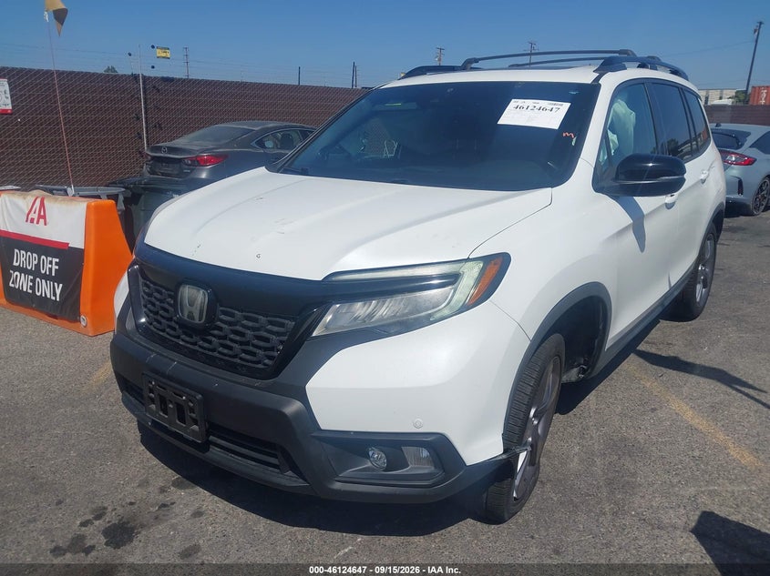 Vin: 5fnyf7h92lb001315, lot: 46624367, honda passport 2wd touring 20202