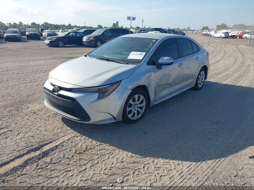 Vin: 5yfb4mde8rp108993, lot: 46624369, toyota corolla le 20242