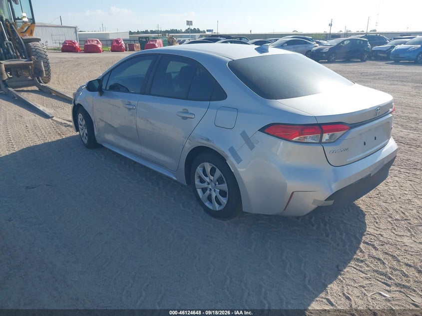 Vin: 5yfb4mde8rp108993, lot: 46624369, toyota corolla le 20243