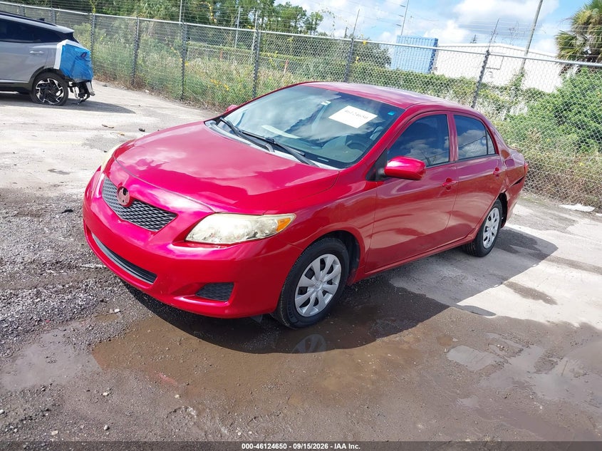 2010 Toyota Corolla, Left Rear, IAAI, VIN 1NXBU4EE2AZ263752 — photo 2