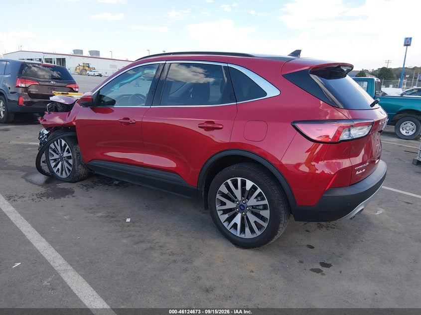 Vin: 1fmcu9j9xnua99280, lot: 46624393, ford escape titanium 20223