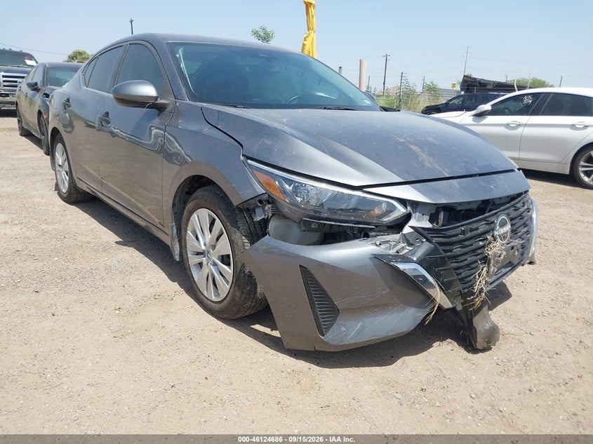 Vin: 3n1ab8bv8ry246922, lot: 46624406, nissan sentra s xtronic cvt 2024 img_1