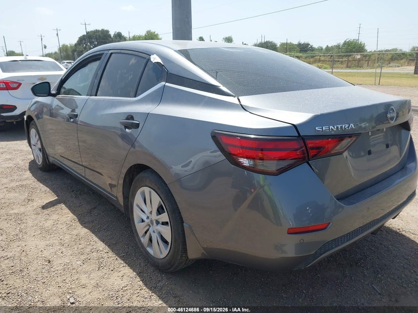 Vin: 3n1ab8bv8ry246922, lot: 46624406, nissan sentra s xtronic cvt 20243