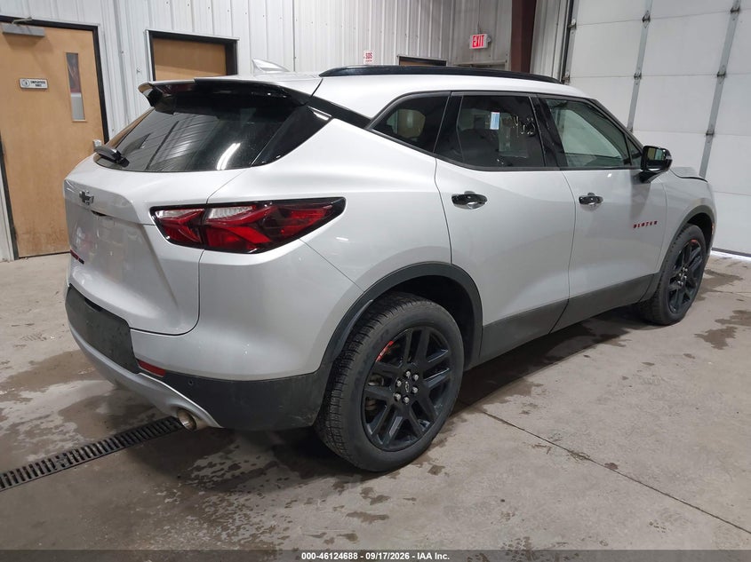 Vin: 3gnkbjrs7ls677256, lot: 46624408, chevrolet blazer awd 3lt 20204