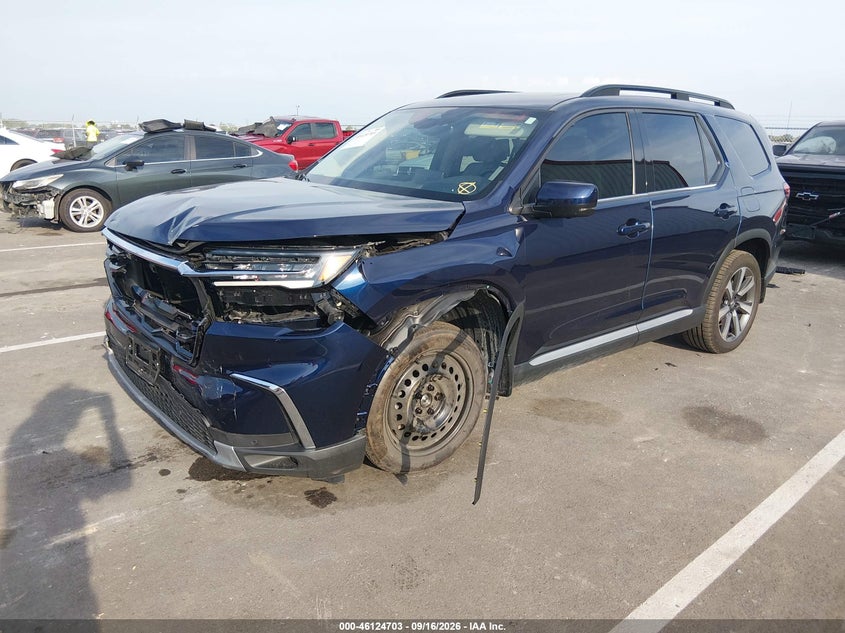 Vin: 5fnyg1h83rb048122, lot: 46624423, honda pilot elite 20242