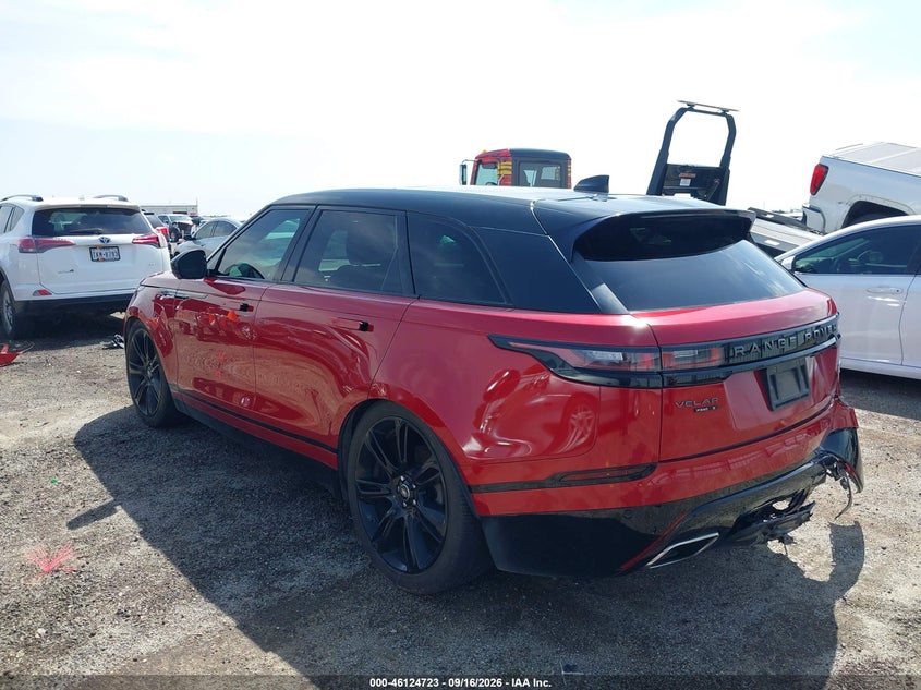 Vin: salyk2fv2la255414, lot: 46624443, land rover range rover velar p340 r-dynamic s 20203