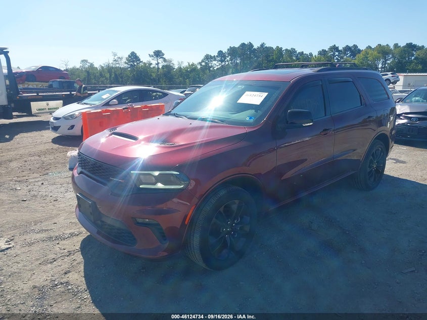 Vin: 1c4rdjdg4mc557054, lot: 46624453, dodge durango gt plus awd 20212