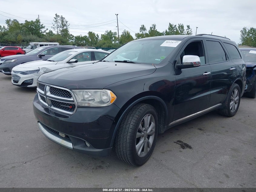 Vin: 1c4rdjdg8dc592955, lot: 46624457, dodge durango crew plus 20132
