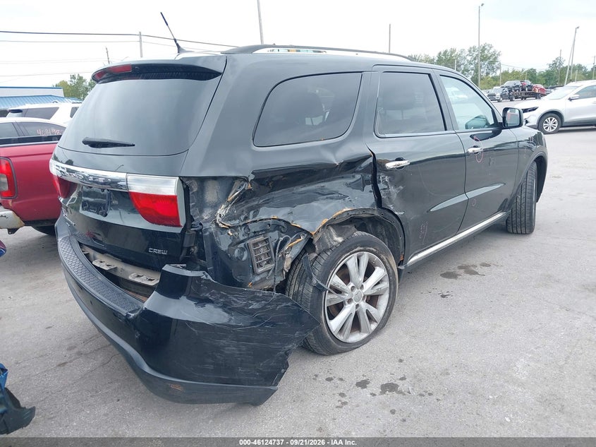 Vin: 1c4rdjdg8dc592955, lot: 46624457, dodge durango crew plus 20134