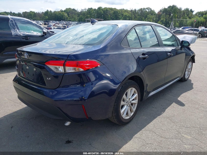Vin: 5yfb4mde4rp216091, lot: 46624458, toyota corolla le 20244
