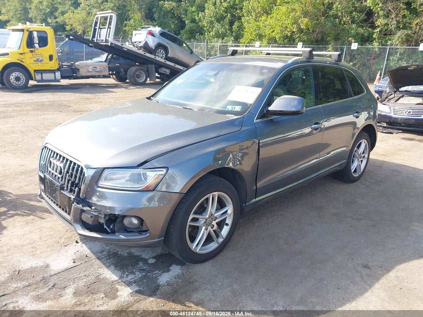 Vin: wa1l2afp7ga078033, lot: 46624465, audi q5 2.0t premium 20162