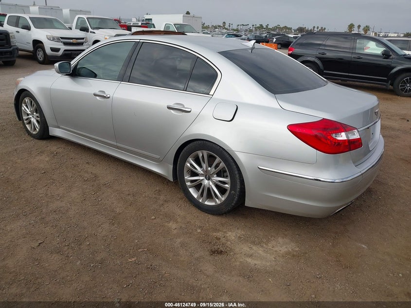 Vin: kmhgc4dd0cu158955, lot: 46624469, hyundai genesis 3.8 20123