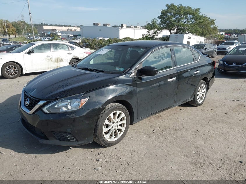 Vin: 3n1ab7ap7ky291336, lot: 46624475, nissan sentra sv 20192
