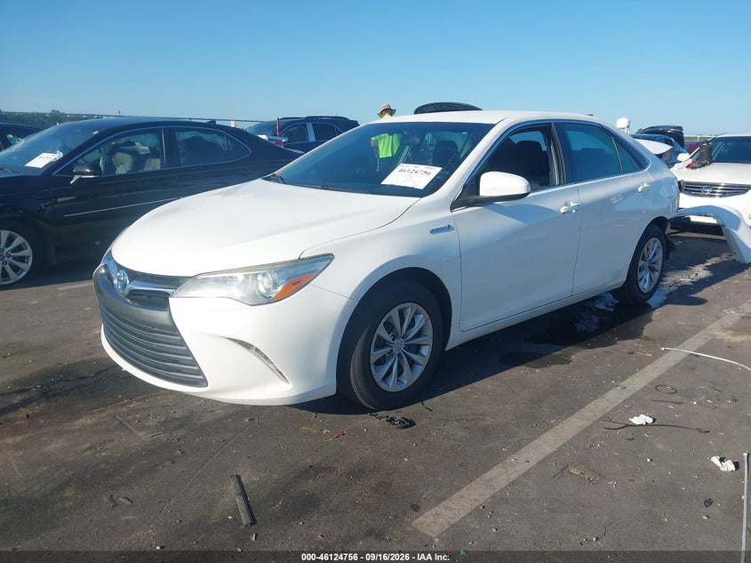 Vin: 4t1bd1fk8gu184906, lot: 46624476, toyota camry hybrid le 20162