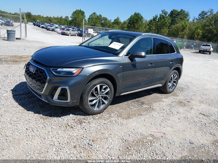 Vin: wa1eaafy9r2029921, lot: 46624480, audi q5 premium plus 45 tfsi s line quattro 20242
