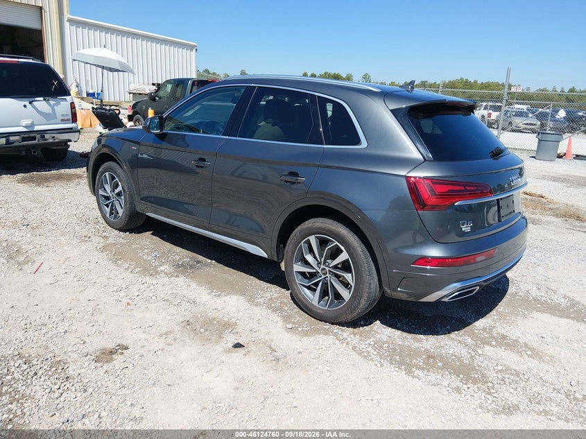 Vin: wa1eaafy9r2029921, lot: 46624480, audi q5 premium plus 45 tfsi s line quattro 20243