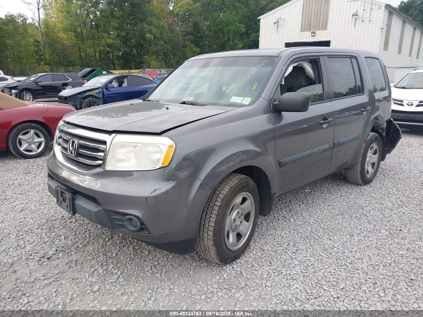 Vin: 5fnyf4h22eb032911, lot: 46624482, honda pilot lx 20142