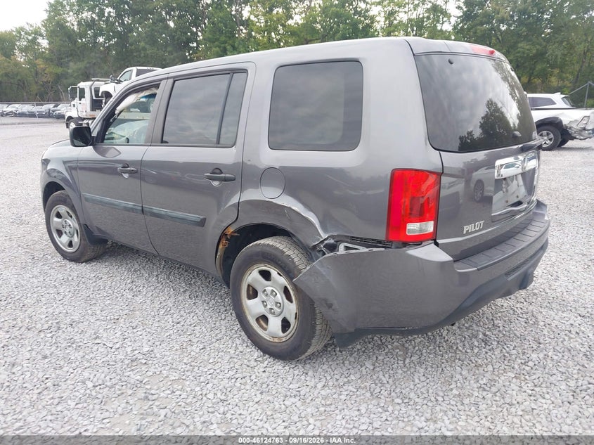 Vin: 5fnyf4h22eb032911, lot: 46624482, honda pilot lx 20143